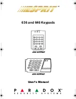 Preview for 1 page of ESPRIT 636 User Manual