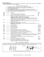 Предварительный просмотр 8 страницы ESPRIT 728 ultra Programming Manual