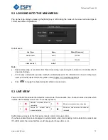 Preview for 12 page of Espy Embedded Digital Video Recorder User Manual