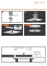 Предварительный просмотр 5 страницы ESS Easy Drain Aqua Round AquaW-RDx15 Installation Advice