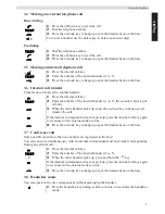 Предварительный просмотр 9 страницы Esscom BUTLER E465 TRIPLE User Manual