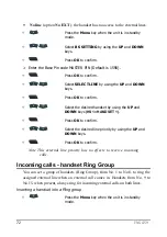 Предварительный просмотр 72 страницы Esse-ti CT290 Dect User Manual