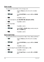 Предварительный просмотр 78 страницы Esse-ti CT290 Dect User Manual