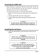 Предварительный просмотр 9 страницы Esse-ti GSM500 M2M User Manual