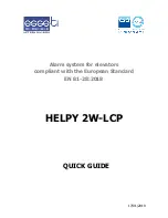 Preview for 1 page of Esse-ti HELPY 2W-LCP Quick Manual