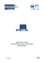 Preview for 1 page of Esse-ti ST 100 L User Manual