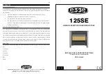 Esse 125SE Installation & User'S Instructions предпросмотр