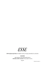 Preview for 16 page of Esse 150SE Installation & User'S Instructions