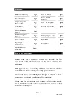 Preview for 2 page of Esse 500-EL Instructions Manual