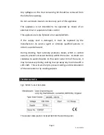 Preview for 4 page of Esse 500-EL Instructions Manual