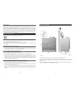 Предварительный просмотр 5 страницы Esse INDUCTION EC2i Operating & Installation Instructions Manual