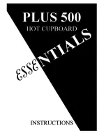 Preview for 1 page of Esse Plus 500 Instructions Manual