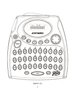 Предварительный просмотр 3 страницы Esselte Dymo LetraTag QX50 Instructions For Use Manual