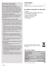 Preview for 6 page of Esselte LEITZ complete Operating Instructions Manual