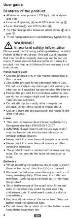 Preview for 4 page of Esselte LEITZ Instructions For Use Manual