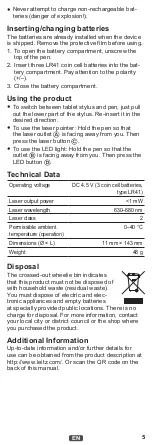 Preview for 5 page of Esselte LEITZ Instructions For Use Manual