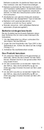 Preview for 7 page of Esselte LEITZ Instructions For Use Manual