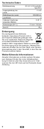 Preview for 8 page of Esselte LEITZ Instructions For Use Manual