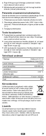 Preview for 29 page of Esselte LEITZ Instructions For Use Manual