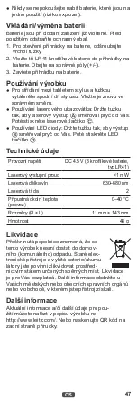 Preview for 47 page of Esselte LEITZ Instructions For Use Manual