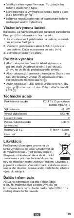 Preview for 49 page of Esselte LEITZ Instructions For Use Manual