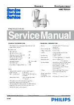 Essence HR7750 01 Service Manual preview