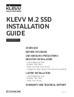 ESSENCORE KLEVV Installation Manual предпросмотр