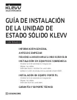 Предварительный просмотр 8 страницы ESSENCORE KLEVV Installation Manual