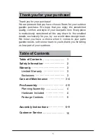 Preview for 2 page of Essential Garden Callaway Gazebo Use And Care Manual