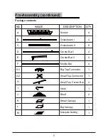 Preview for 6 page of Essential Garden Callaway Gazebo Use And Care Manual