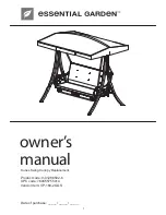 Preview for 1 page of Essential Garden CP-160-2GGS Owner'S Manual