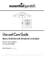 Essential Garden NFAP-2213 Use And Care Manual preview