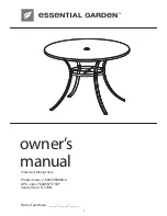 Essential Garden S-778N Owner'S Manual preview