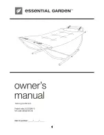 Essential Garden S84175 Owner'S Manual preview