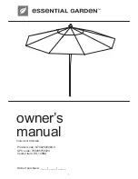 Essential Garden SS-149NU Owner'S Manual preview