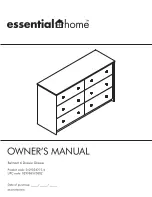 Предварительный просмотр 1 страницы Essential Home 0-09024212-4 Owner'S Manual