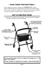 Preview for 2 page of essential W1650-1 Featherlight Instructions Manual