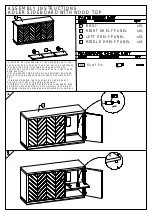 Essentials For Living ADLER SIDEBOARD WITH WOOD TOP 6130.NG Assembly Instructions preview