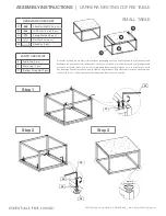 Essentials For Living CARRERA Assembly Instructions preview