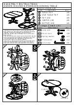 Предварительный просмотр 1 страницы Essentials For Living DEVON ROUND EXTENSION DINING TABLE 6070.NG Assembly Instructions