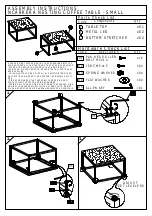 Essentials For Living NCARRERA NESTING COFFEE TABLE SMALL Assembly Instructions предпросмотр