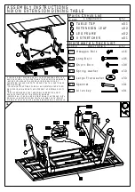 Preview for 1 page of Essentials For Living NIXON EXTENSION DINING TABLE Assembly Instructions