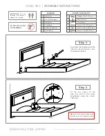 Предварительный просмотр 4 страницы Essentials For Living Noble Bed Assembly Instructions