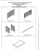 Предварительный просмотр 2 страницы Essentials BLISS CURVED TOP CRIB 2712 Assembly Instructions Manual