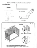 Предварительный просмотр 10 страницы Essentials BLISS CURVED TOP CRIB 2712 Assembly Instructions Manual