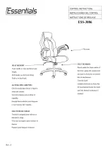 Предварительный просмотр 1 страницы Essentials ESS-3086 Control Instructions