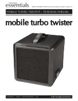 Essentials mobile turbo twister Training Manual предпросмотр