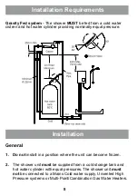 Preview for 8 page of Essentials Thermostatic Power Shower Instruction Manual