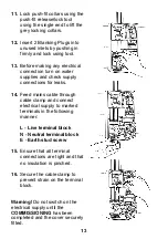 Preview for 13 page of Essentials Thermostatic Power Shower Instruction Manual