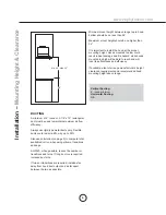 Preview for 8 page of Essentials Tornado I AK8100AS Use, Care And Installation Manual